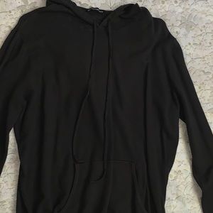 oversized forest green hoodie